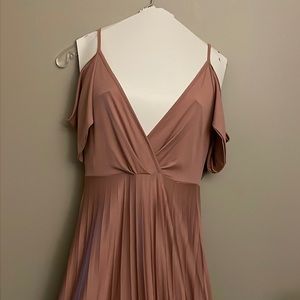 ASOS Cold Shoulder with Cowl Back Maxi Dress